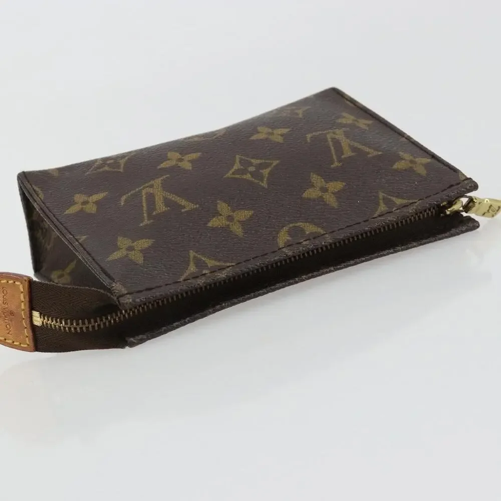 Louis Vuitton Monogram Poche Toilette 15 Pouch Brown